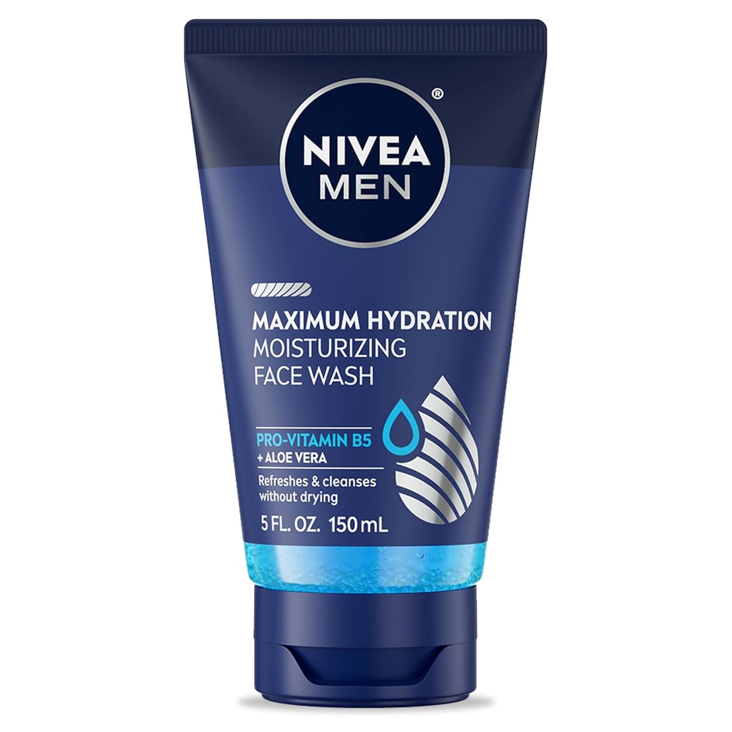 Maximum Hydration Moisturizing Face Wash with Aloe Vera, 5 Fl Oz Tube