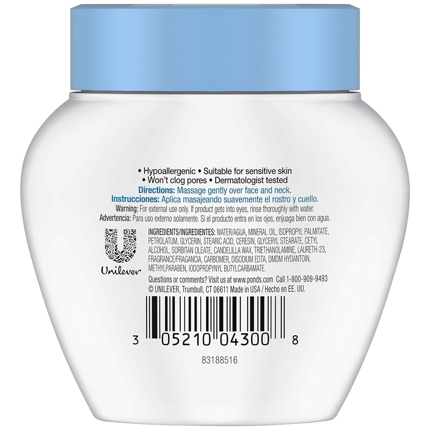 Cream Dry Skin 3.9 Oz (Pack of 2)